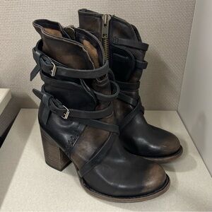 Freebird Baker Leather Boots Women’s Shoes Size 8